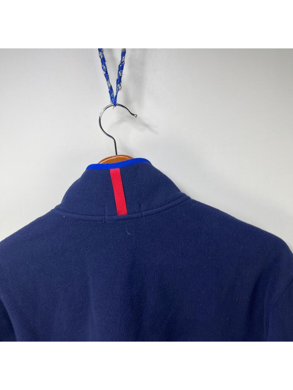 Vintage Polo Ralph Lauren Snap Fleece Sweater Medium Pony - Picture 10 of 11